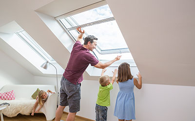 Schiebeanlage für ihr Dachfenster