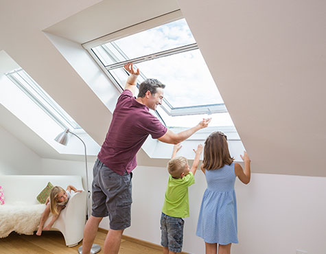 Schiebeanlage für ihr Dachfenster